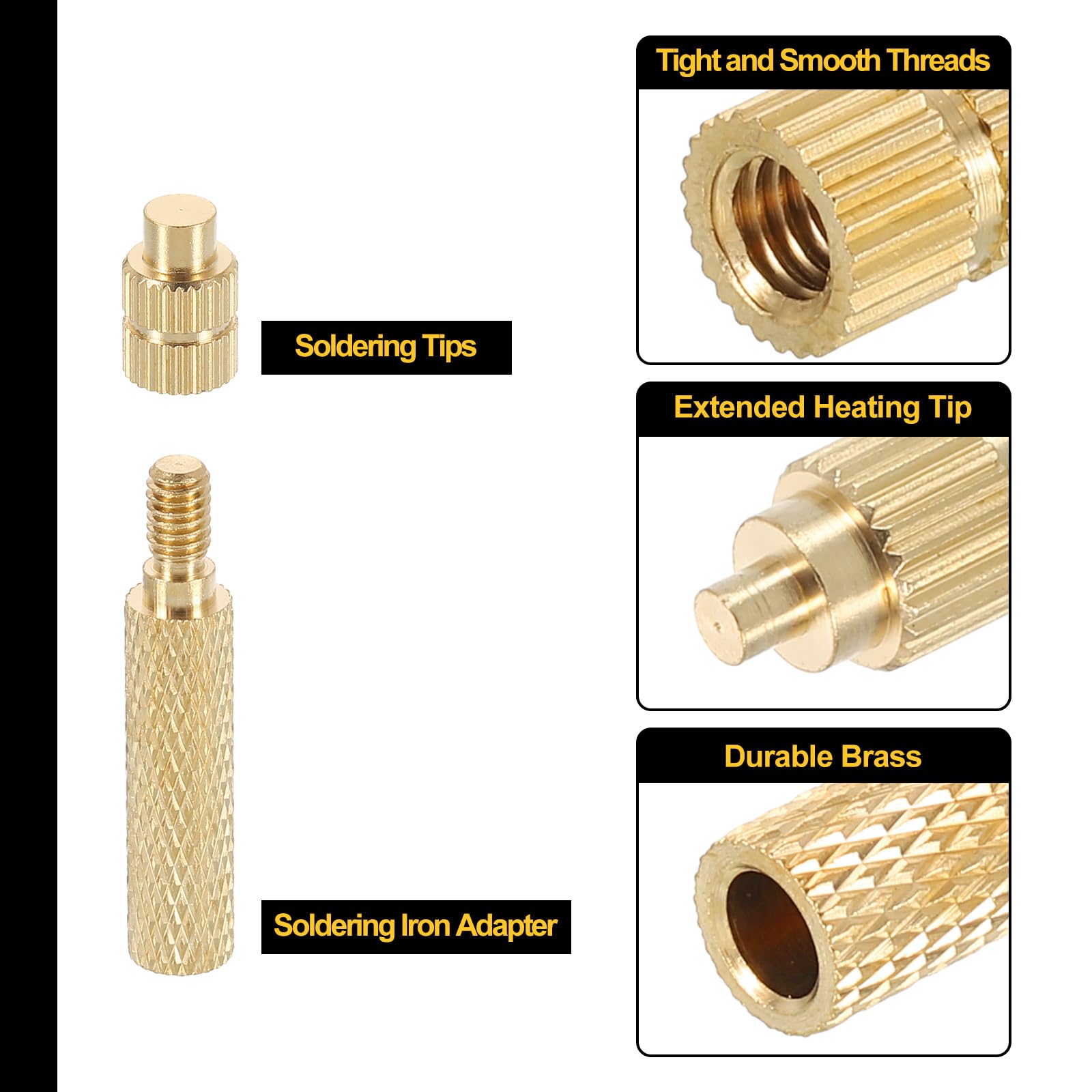 Amazon.co.jp: uxcell スレッドインサート用ヒートセット